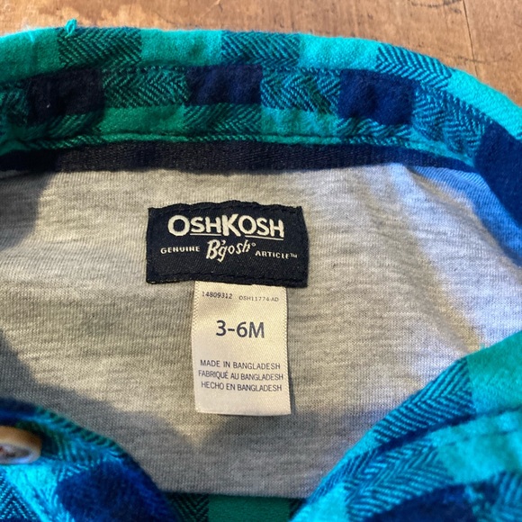 Osh Kosh B’Gosh Flannel Bodysuit - Picture 11 of 11